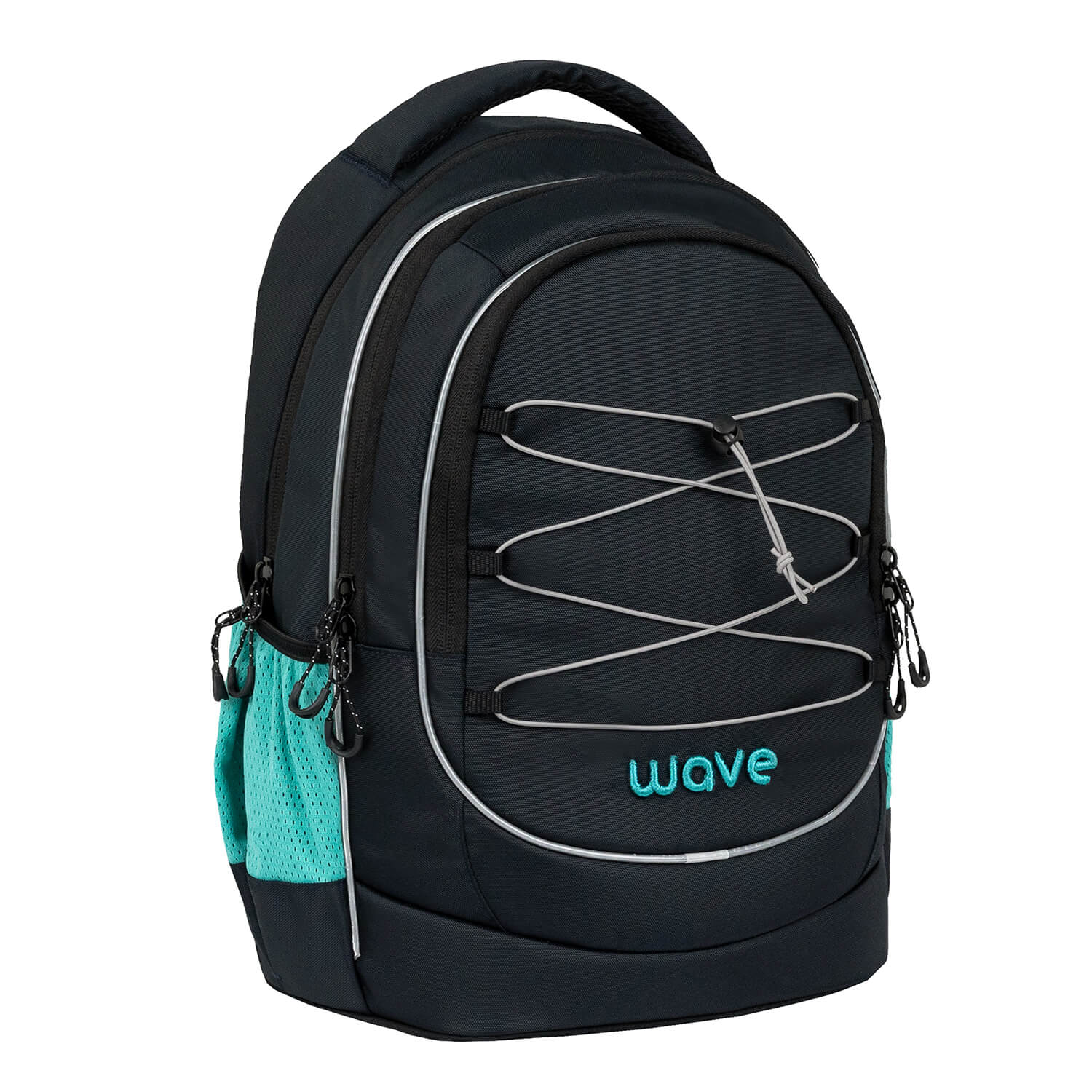 Wave Boost Gradient Aurora school backpack