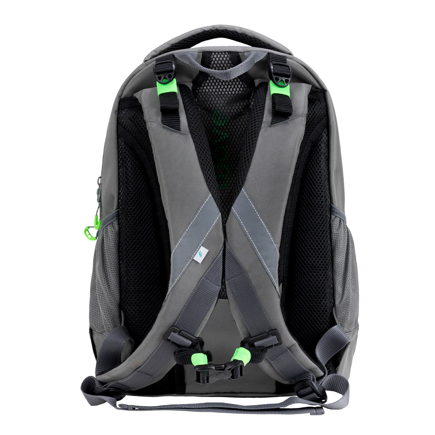 Wave Boost Lime Grey school backpack