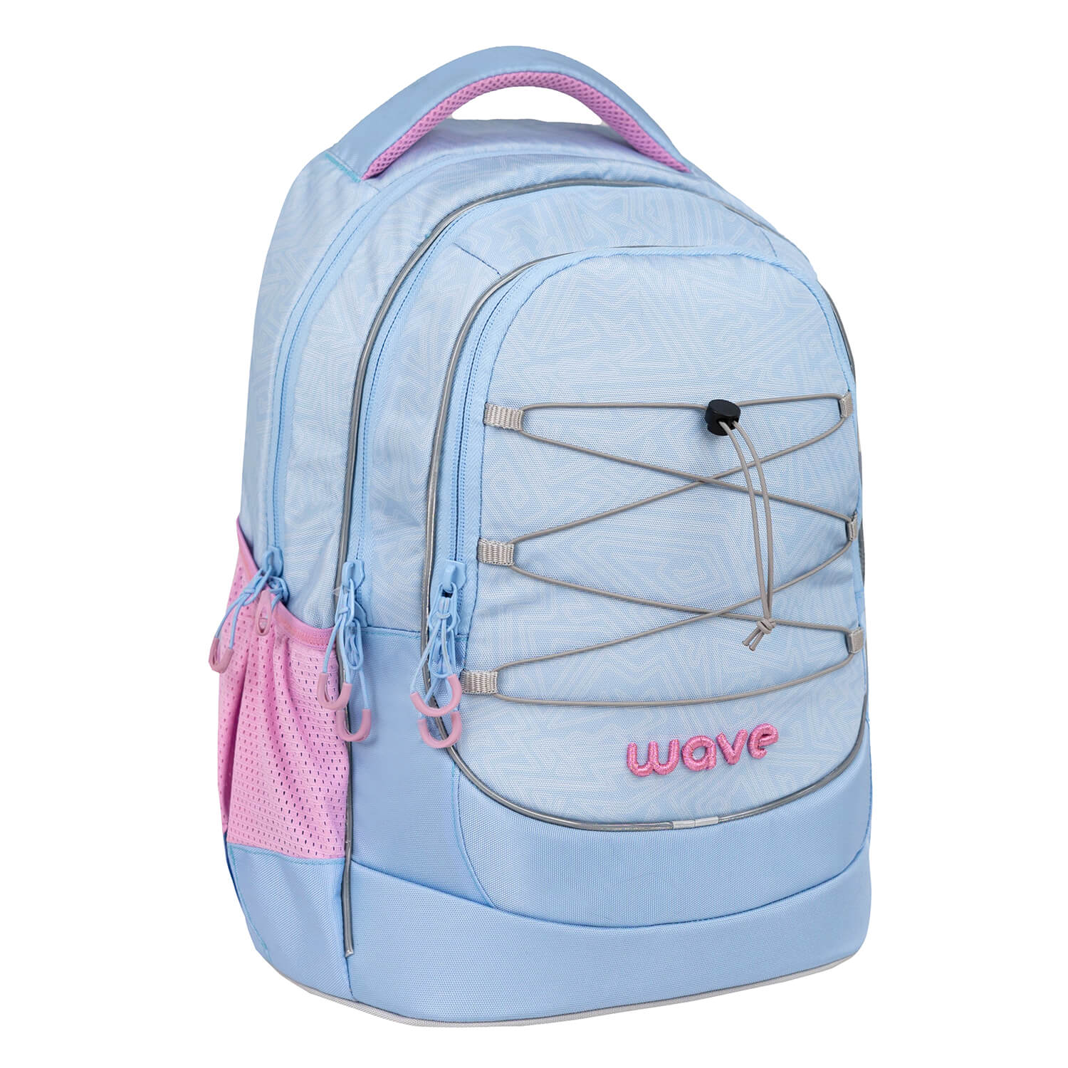 Wave Boost Waves Lavender school backpack