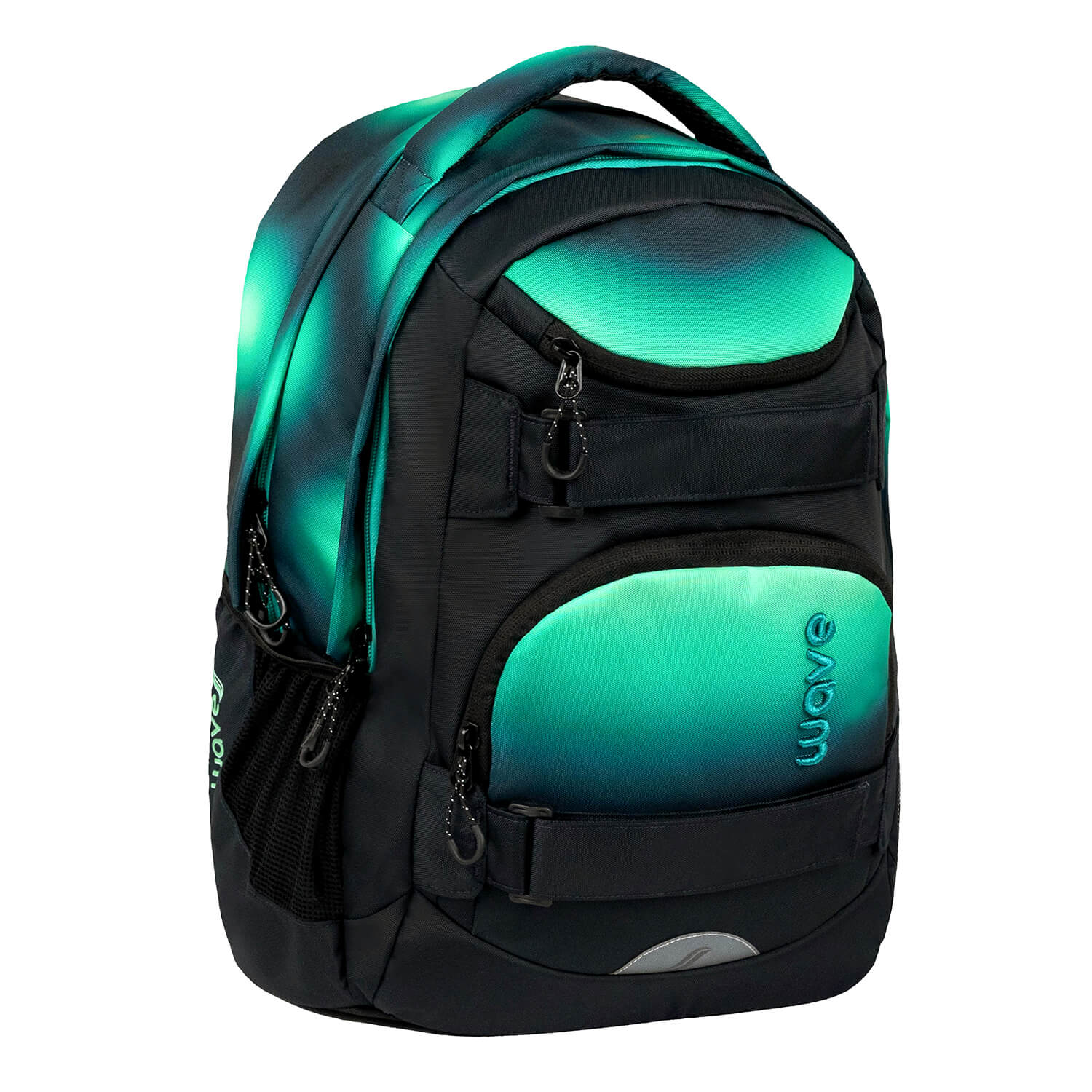 Wave Infinity Move Gradient Aurora school backpack