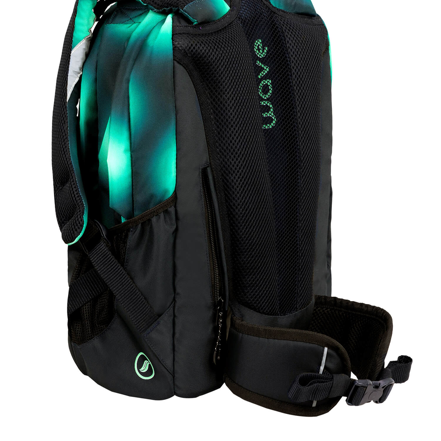 Wave Infinity Move Gradient Aurora school backpack