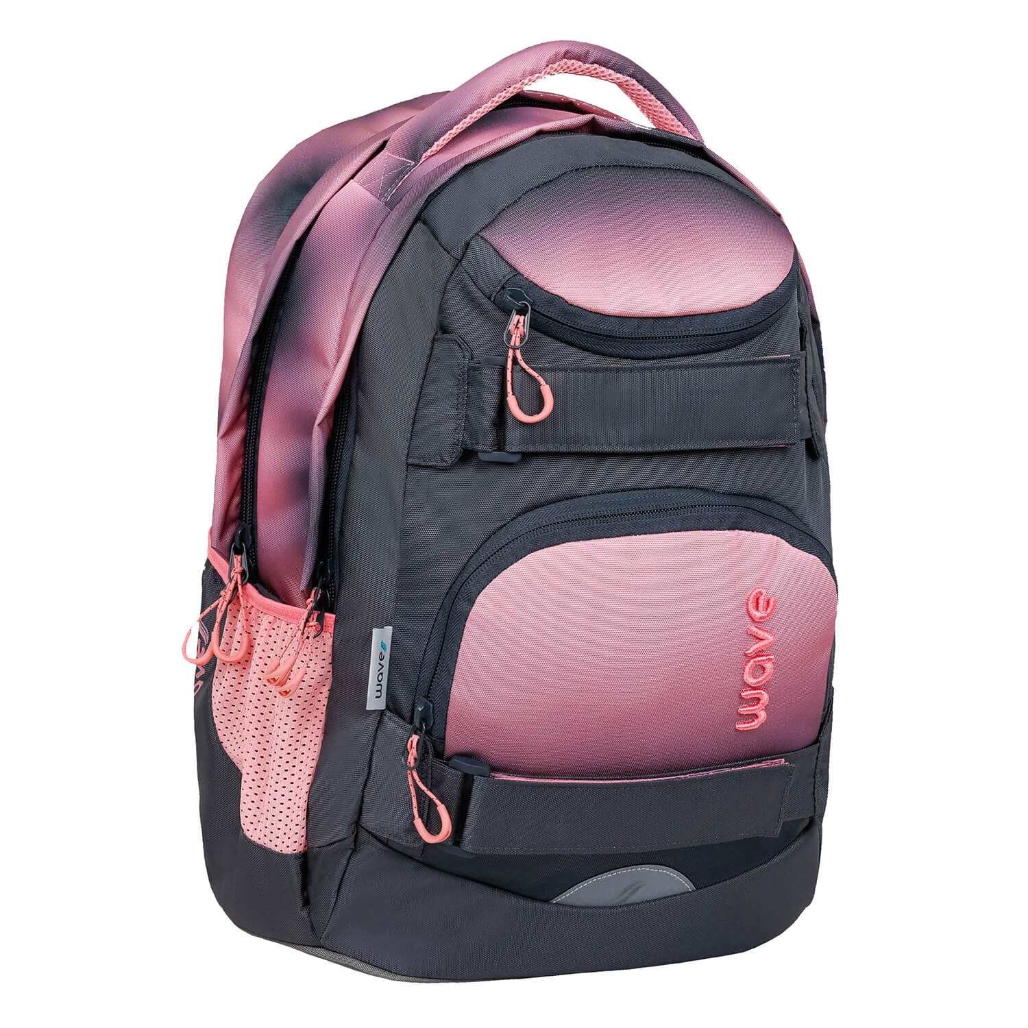 Wave Infinity Move Gradient Pinky school backpack