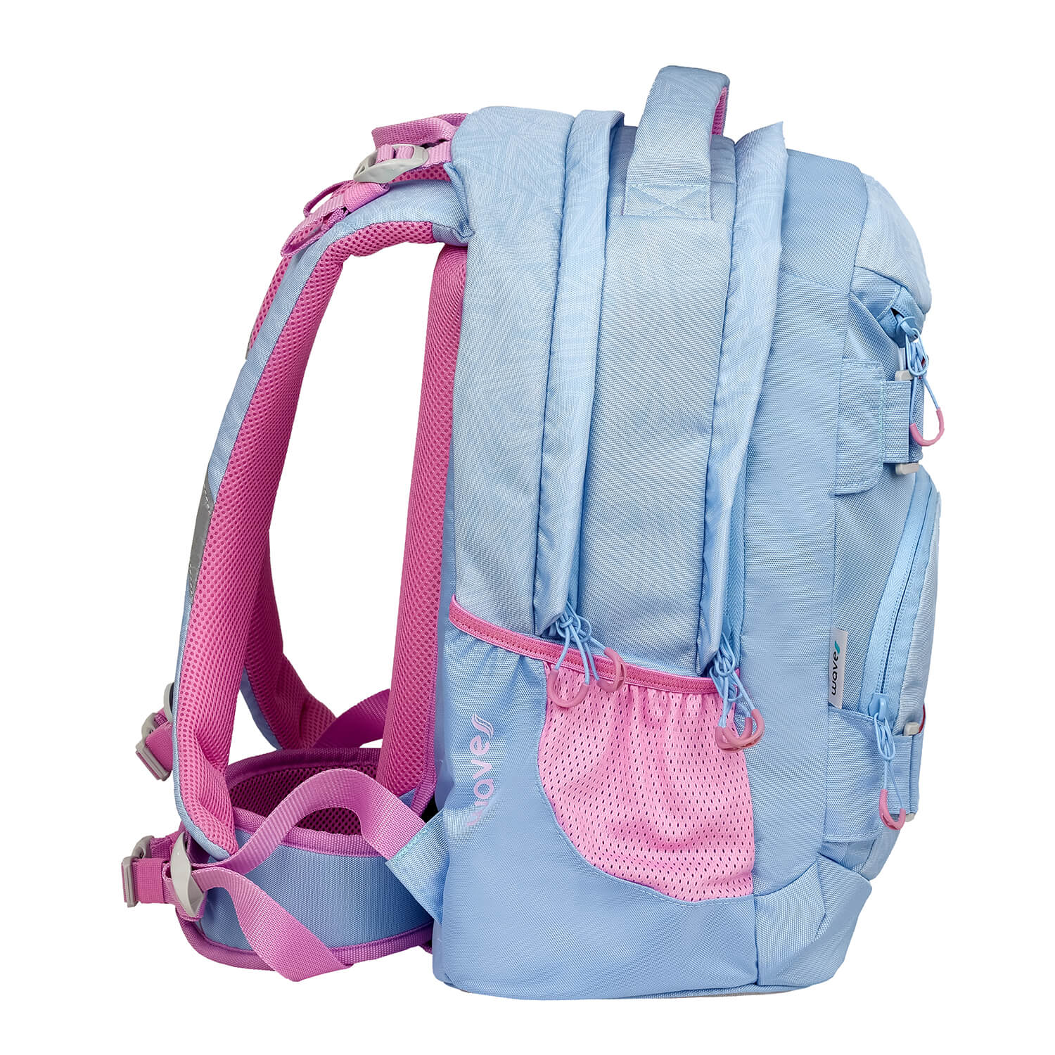 Wave Infinity Move Waves Lavender school backpack