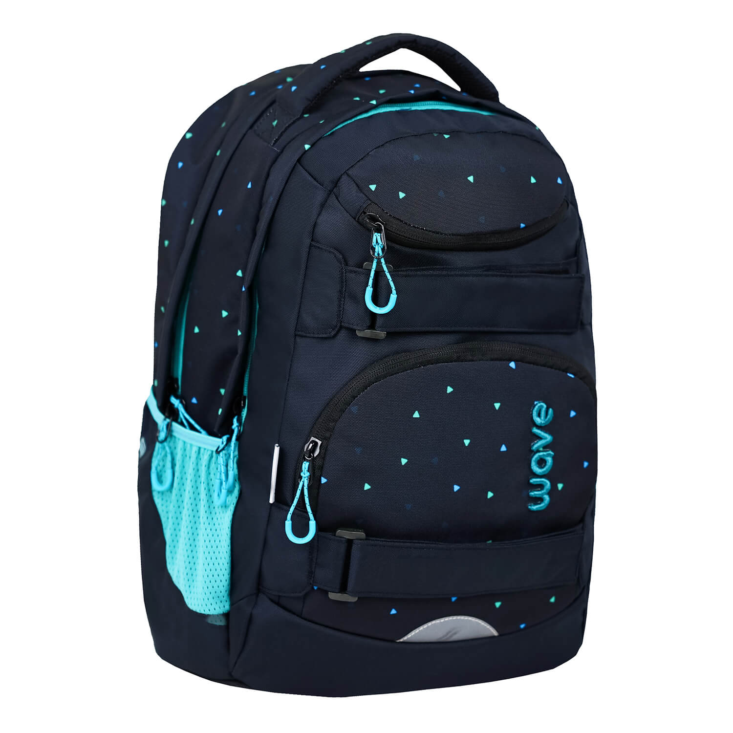 Wave Infinity Move Dots Aurora Schulrucksack