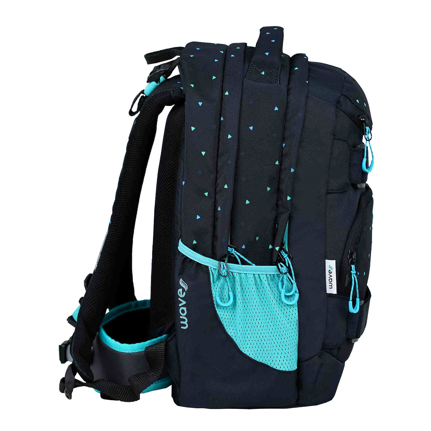 Wave Infinity Move Dots Aurora Schulrucksack Set 2 tlg.