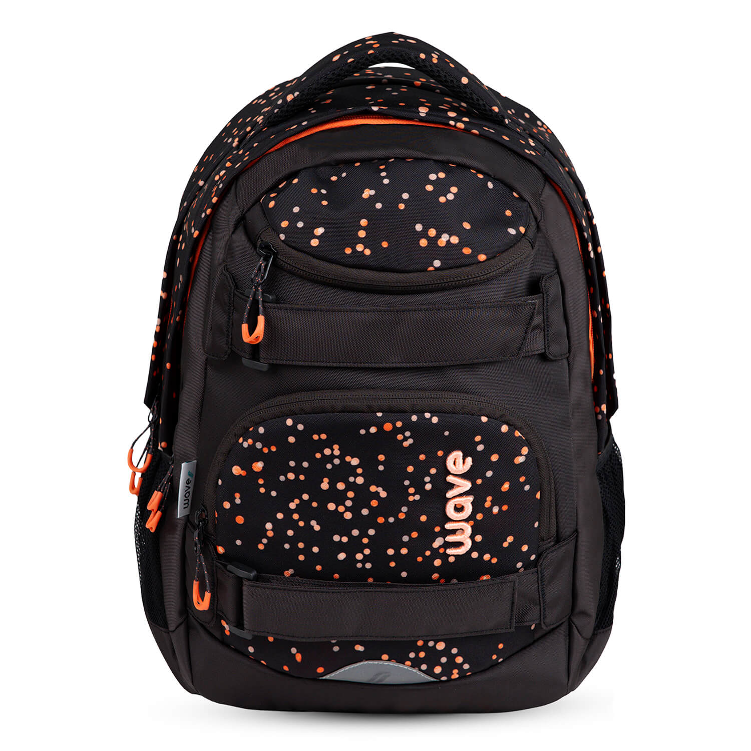 Wave Infinity Move Dots Blooms Schulrucksack