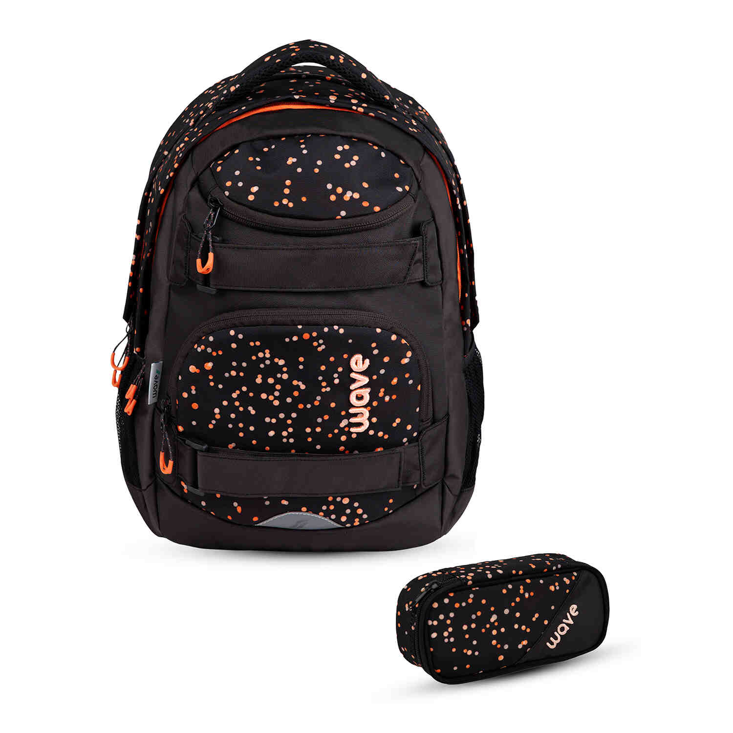 Wave Infinity Move Dots Blooms Schulrucksack Set 2 tlg.