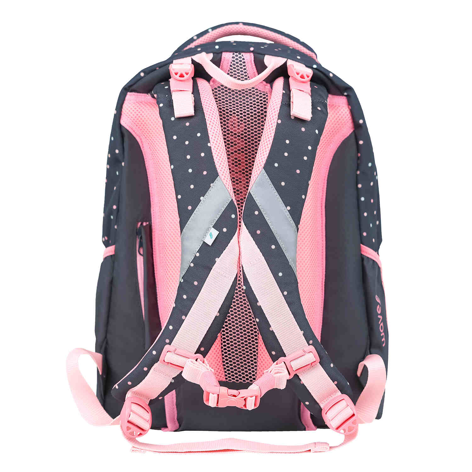 Wave Infinity Move Dots Pinky Schulrucksack Set 2 tlg.