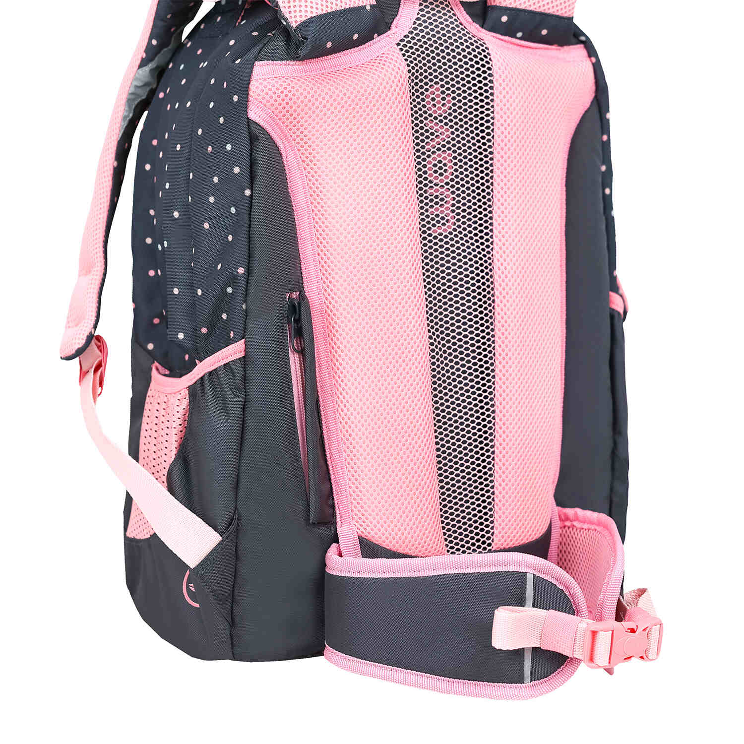 Wave Infinity Move Dots Pinky Schulrucksack Set 2 tlg.