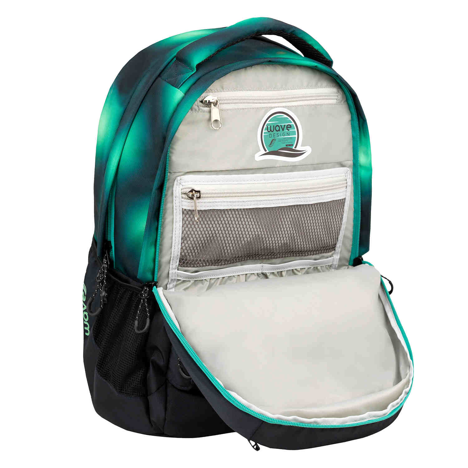 Wave Infinity Move Gradient Aurora Schulrucksack Set 5 tlg.