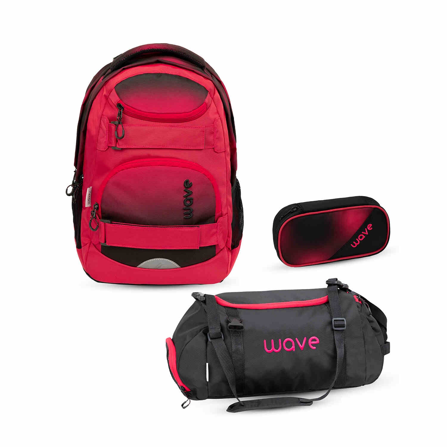 Wave Infinity Move Gradient Meteor backpack set 3 Pcs