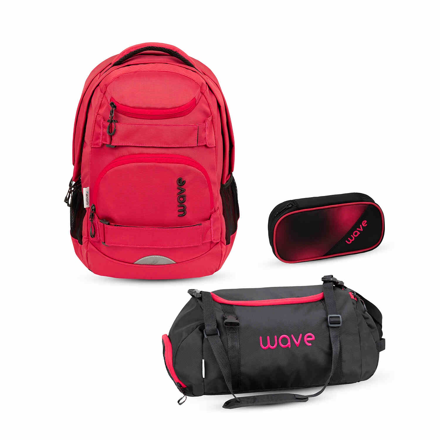 Wave Infinity Move Meteor Schulrucksack Set 3 tlg.