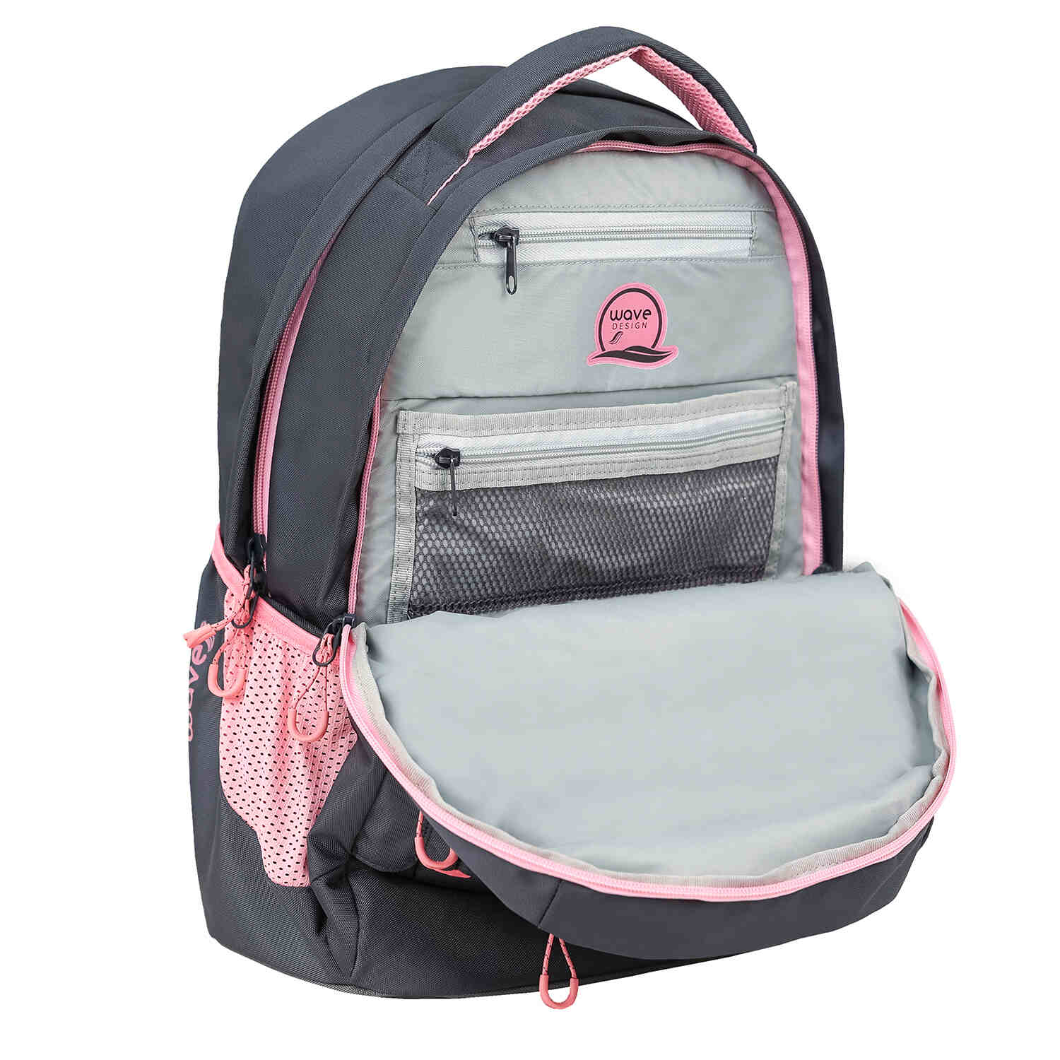 Wave Infinity Move Pinky Schulrucksack Set 5 tlg.