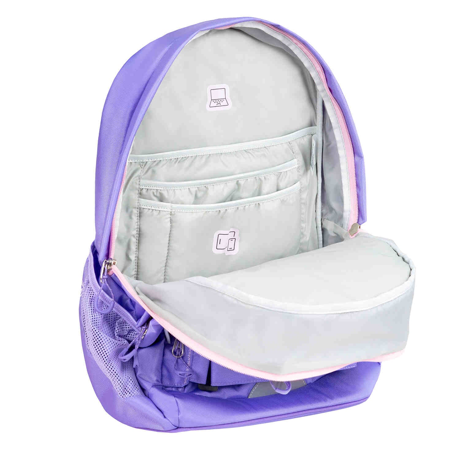 Wave Infinity Move Ultra Violet Schulrucksack Set 3 tlg.