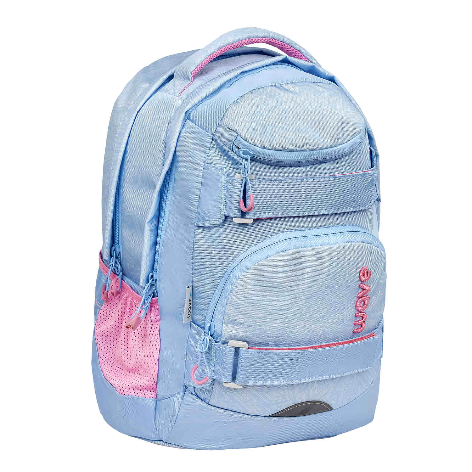 Wave Infinity Move Waves Lavender Schulrucksack Set 2 tlg.