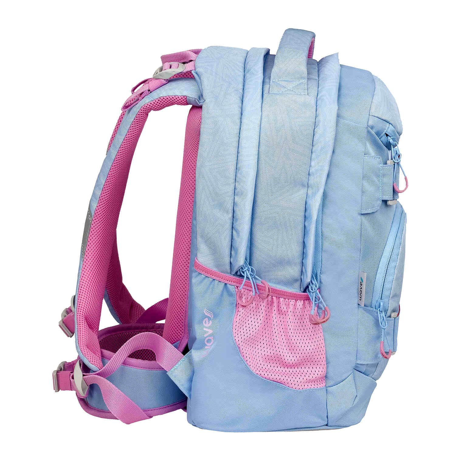 Wave Infinity Move Waves Lavender Schulrucksack Set 3 tlg.