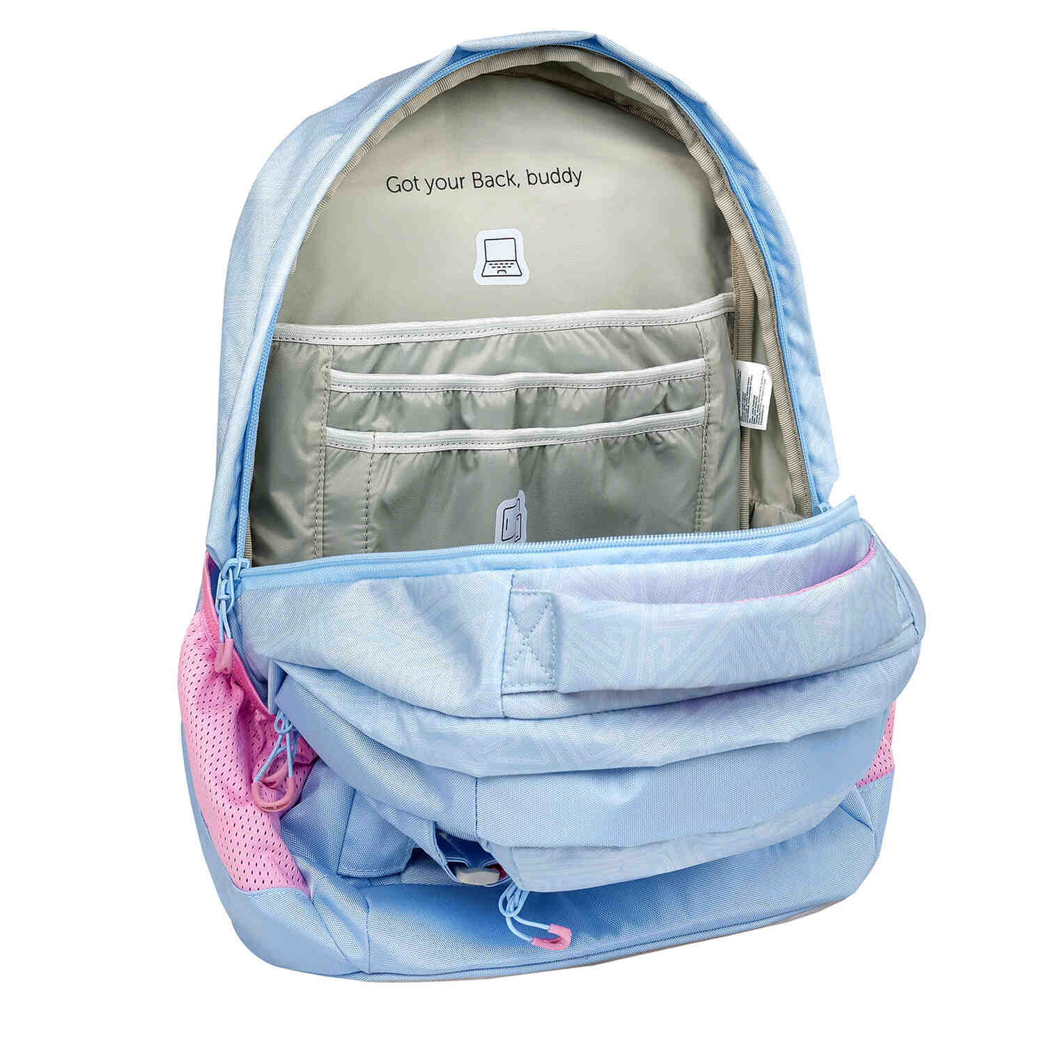 Wave Infinity Move Waves Lavender Schulrucksack Set 2 tlg.