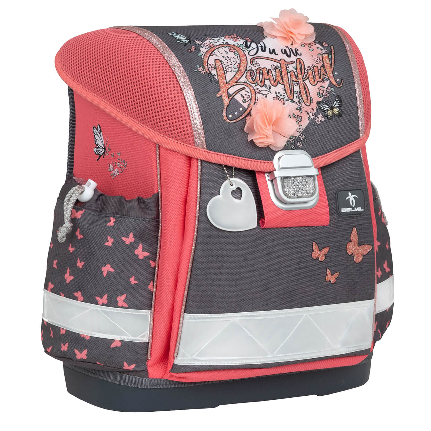 Classy Bloomy Blossom schoolbag set 4 pcs
