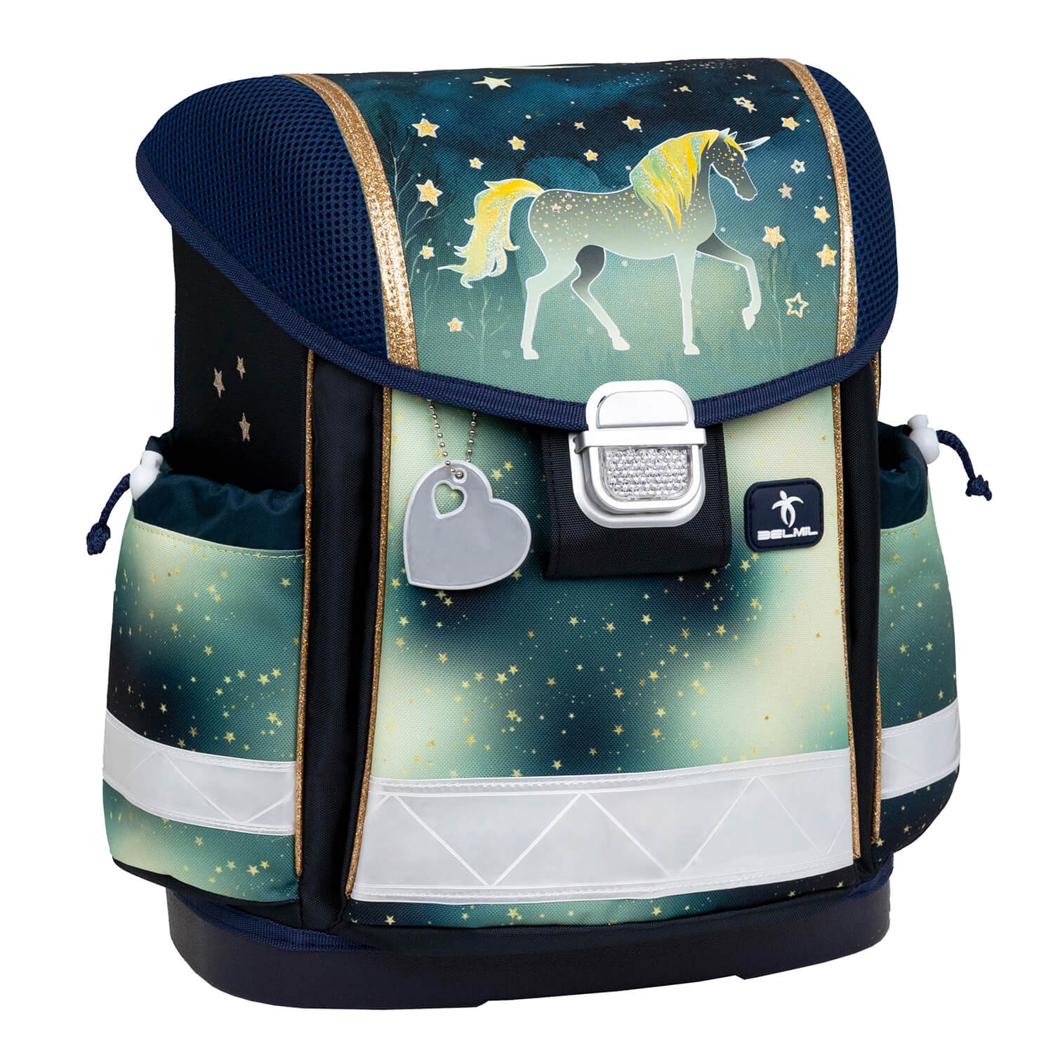 Classy Sparkling Unicorn schoolbag set 4 pcs