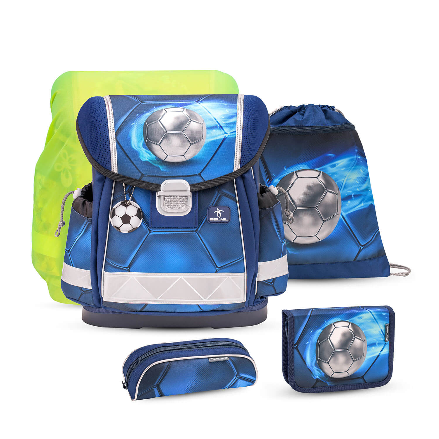 Classy Football 4 schoolbag set 5 pcs