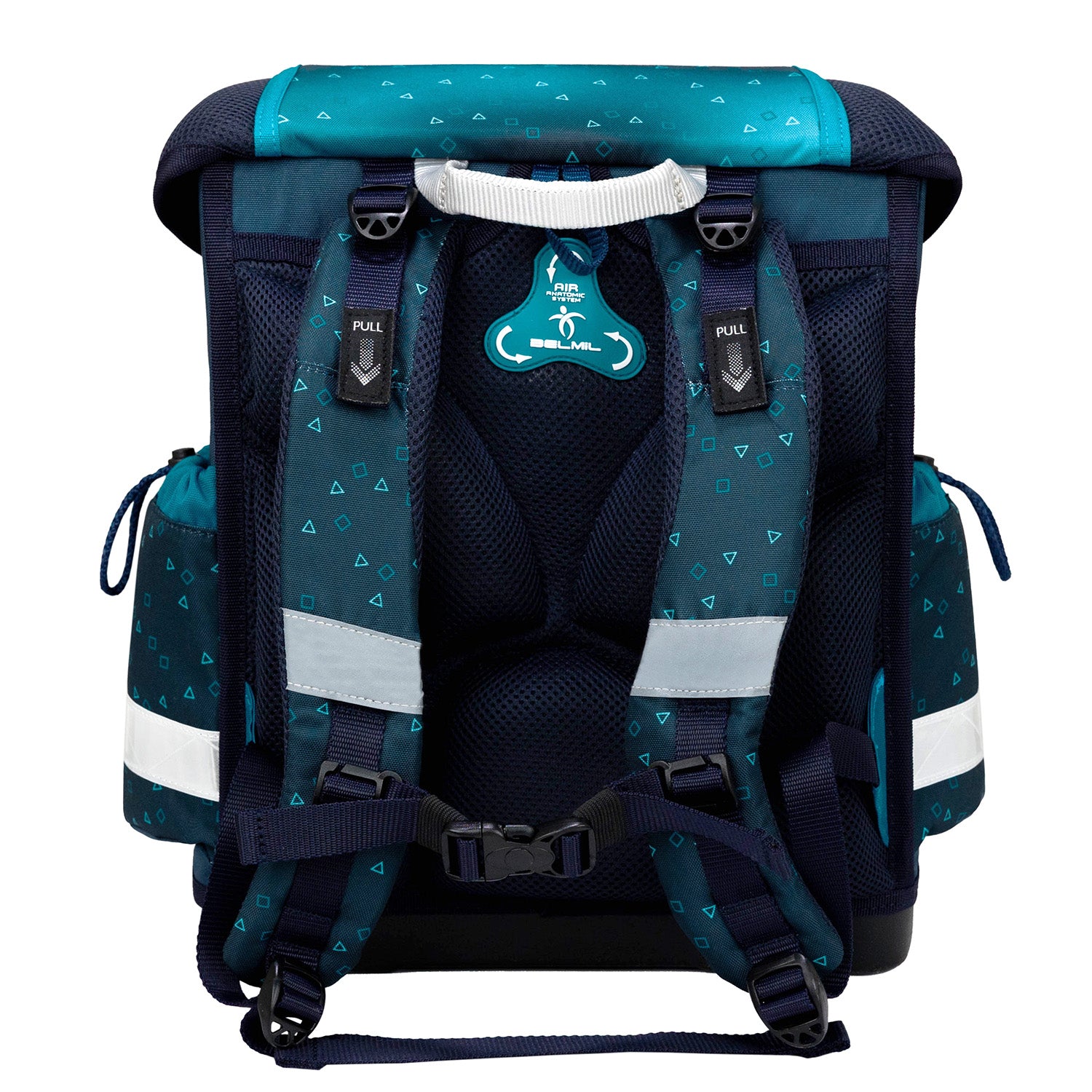 Stylish design of the Ergonomic School Bag Set for Boys– Belmil Classy Game Zone (4 pcs) featuring video game themes and bold graphics.