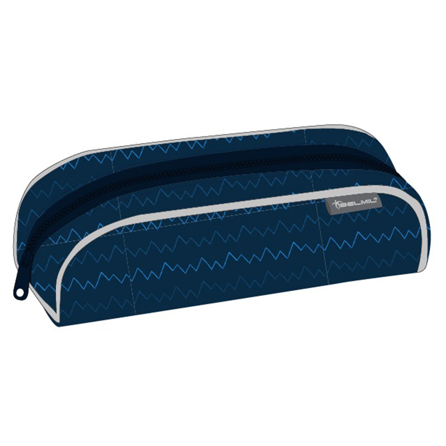 Showing the side pocket of the Ergonomic School Bag Set for Boys– Belmil Classy Northern Alpha (4 pcs) perfect for storing water bottles or personal items.