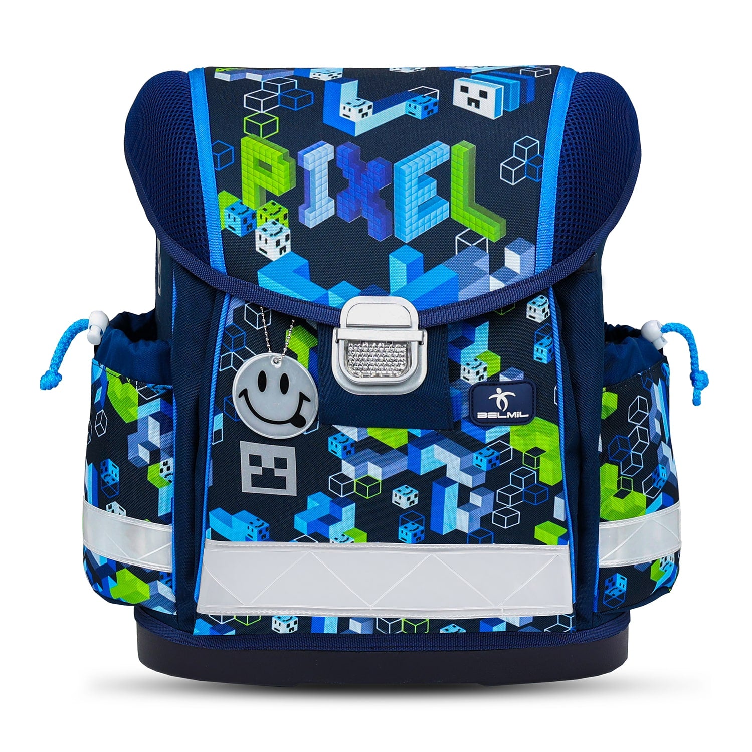 Classy Pixel Cube Game schoolbag