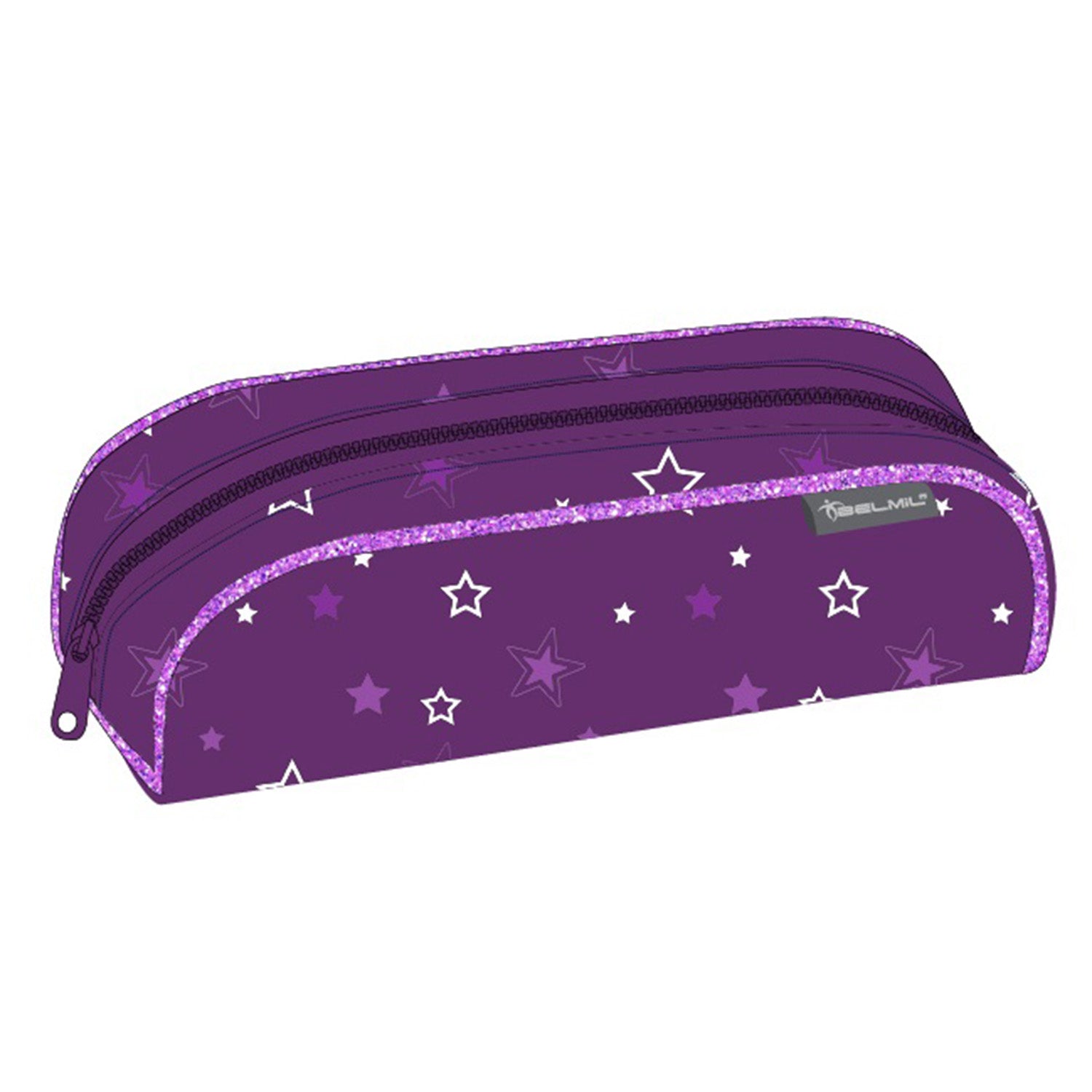 Ergonomic School Bag Set for Girls – Belmil Classy Prima Star (4 pcs) showcases the stylish ballet-themed design with glittery accents.