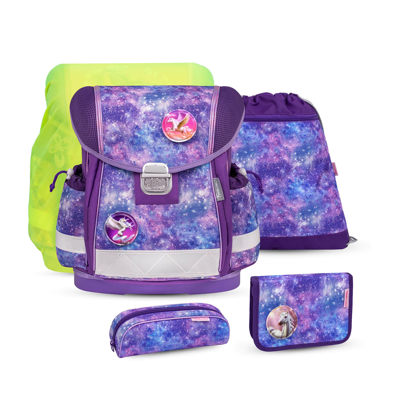 Classy Violet Universe schoolbag set 6 pcs