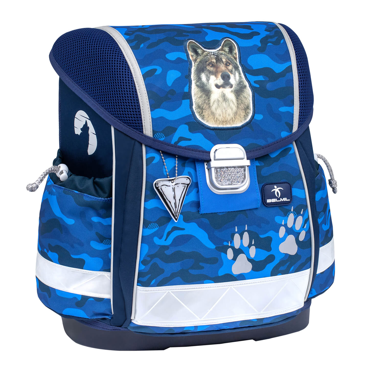 Classy Alpha Wolf schoolbag set 4 pcs