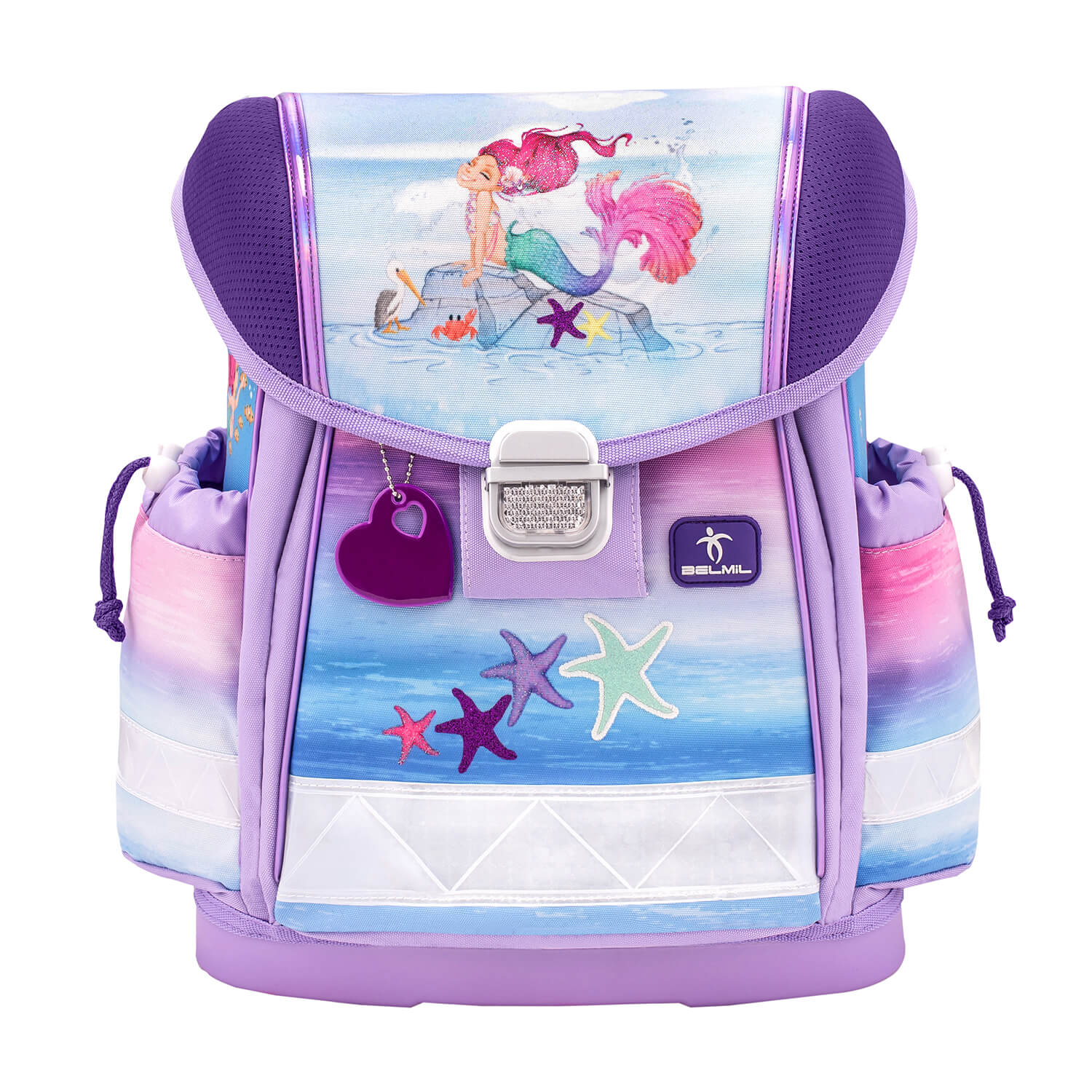 Classy Beautiful Mermaid schoolbag set 4 pcs