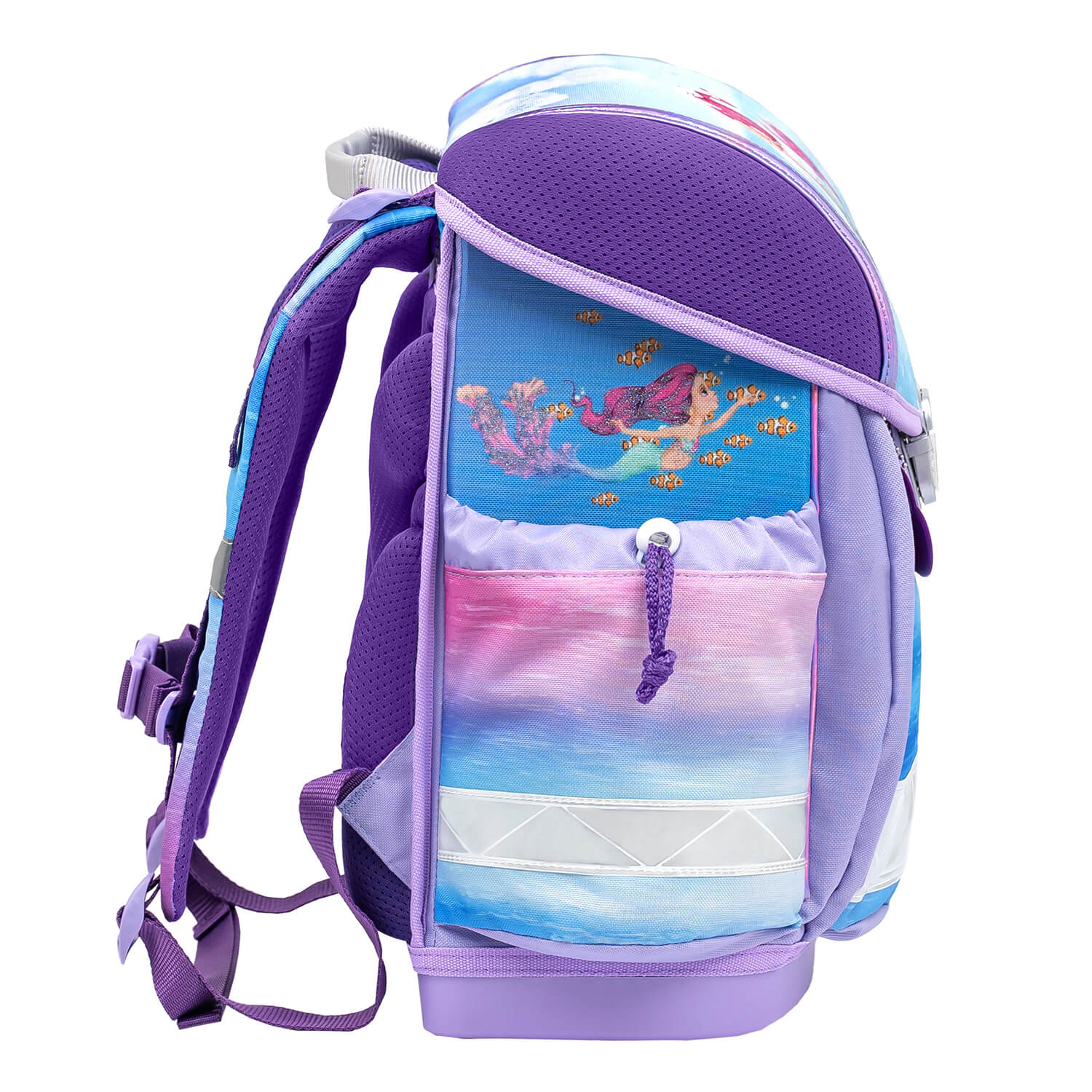 Classy Beautiful Mermaid schoolbag set 4 pcs
