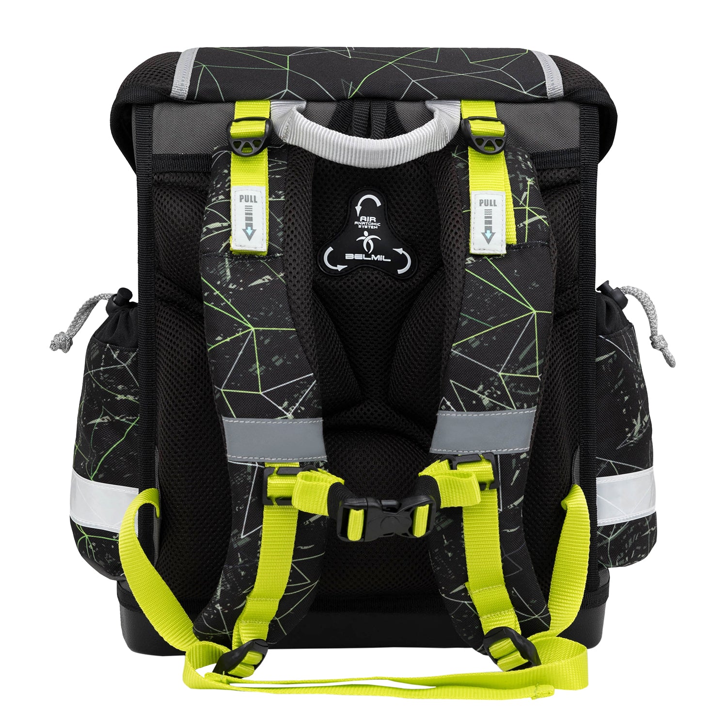 Belmil Classy Ergonomic School Bag Set for Boys “Black Panther” Design + Dinosaur Raincoat – 5-Piece Back-to-School Bundle with ergonomic design certified for comfort.