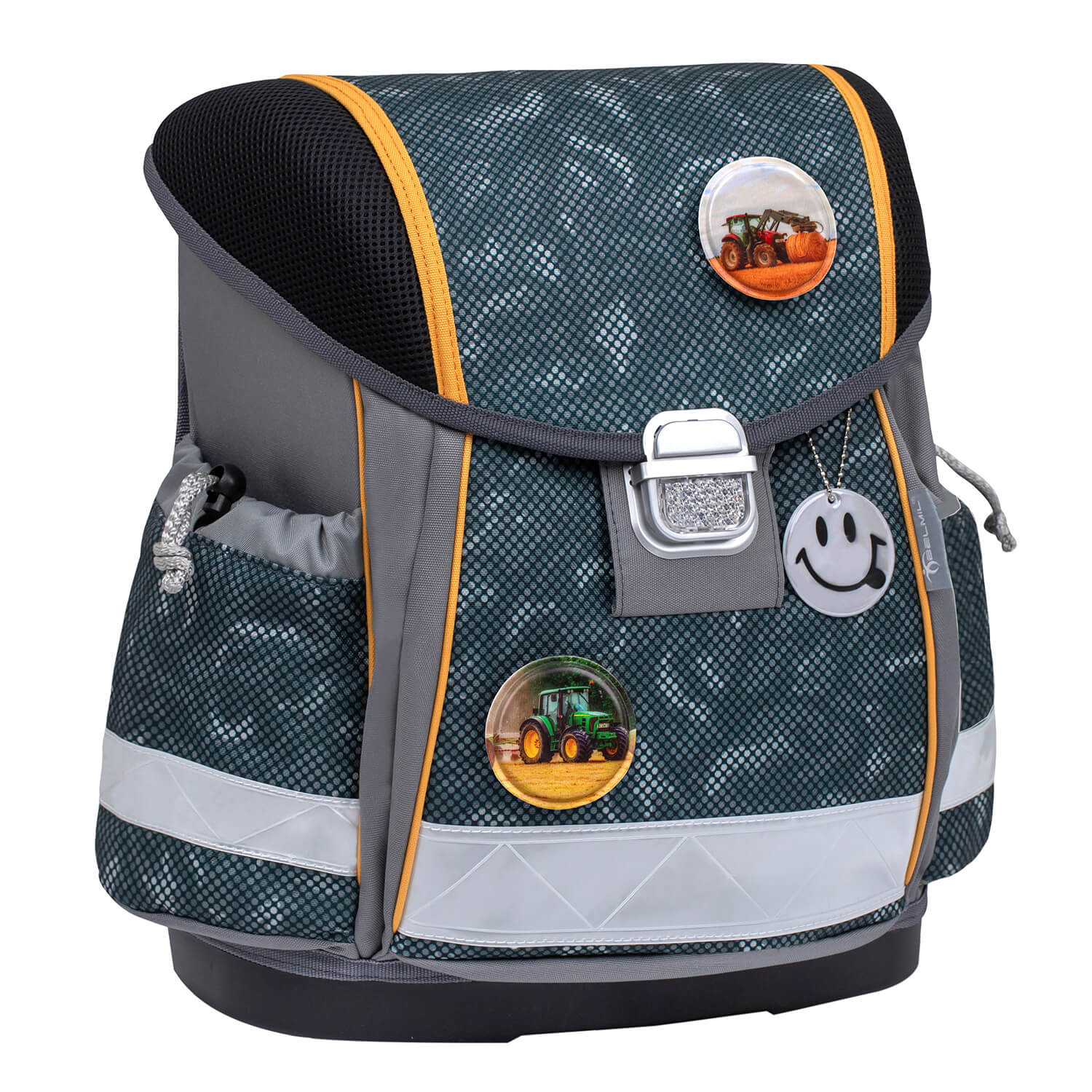 Classy Dark Dots schoolbag set 6 pcs with GRATIS Patch set