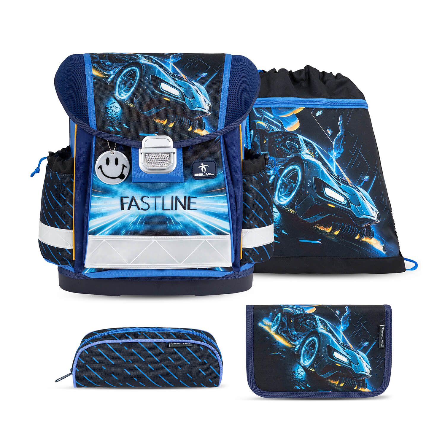 Classy Fastline schoolbag set 4 pcs