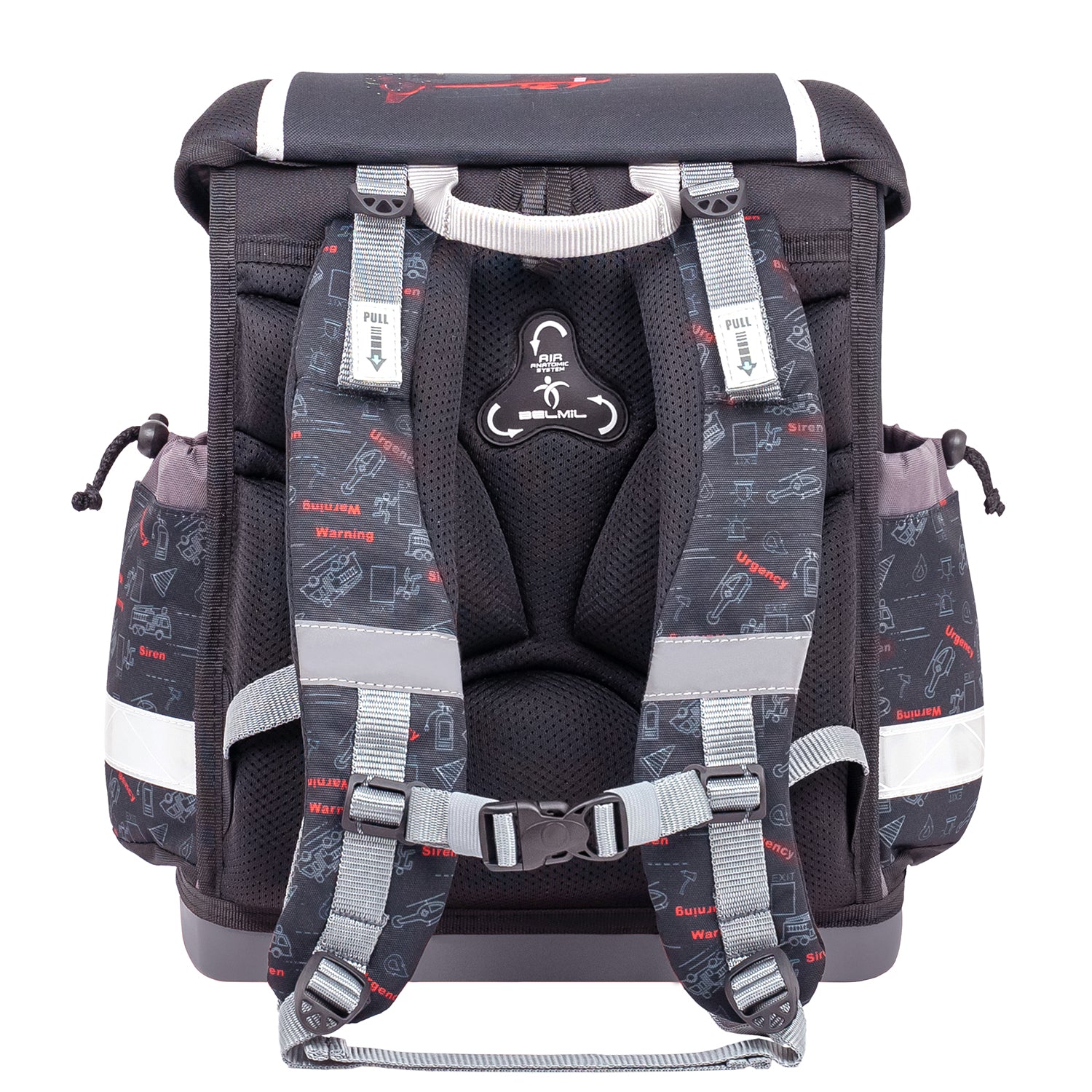 Ergonomic School Bag – Belmil Classy Firetruck 2