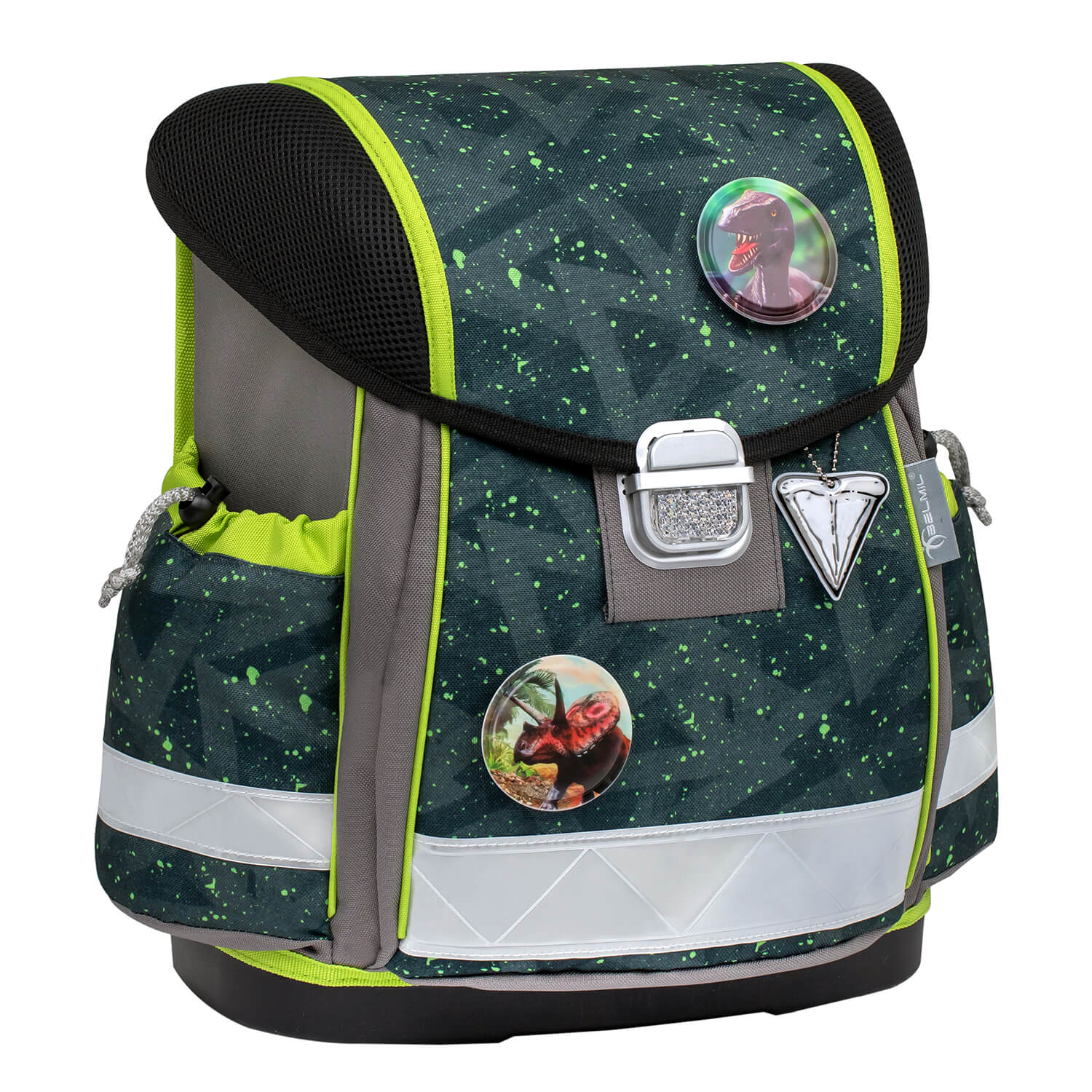 Classy Green Splash schoolbag set 6 pcs