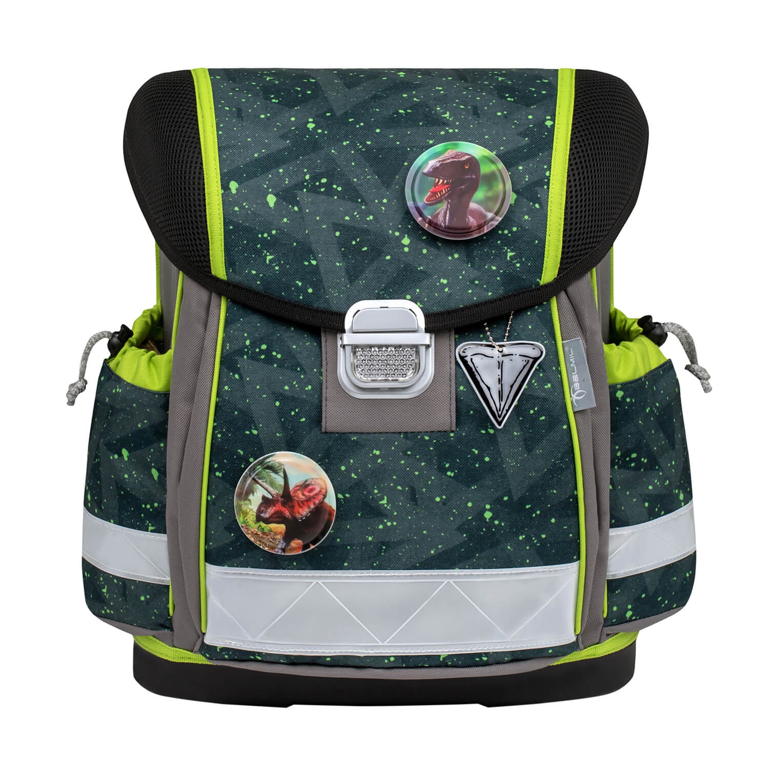 Classy Green Splash schoolbag set 6 pcs with GRATIS Patch set