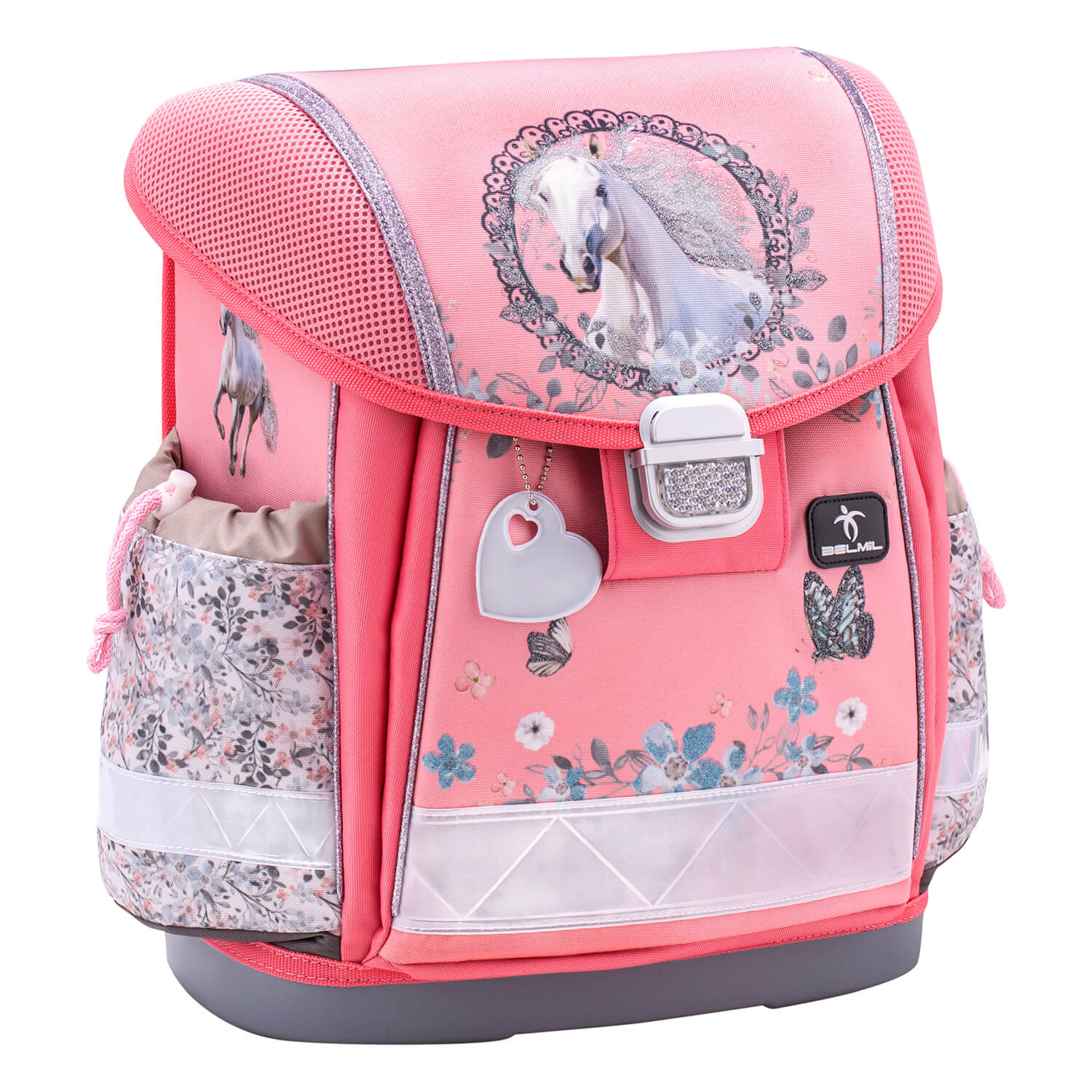 Classy Horse Snowflake schoolbag