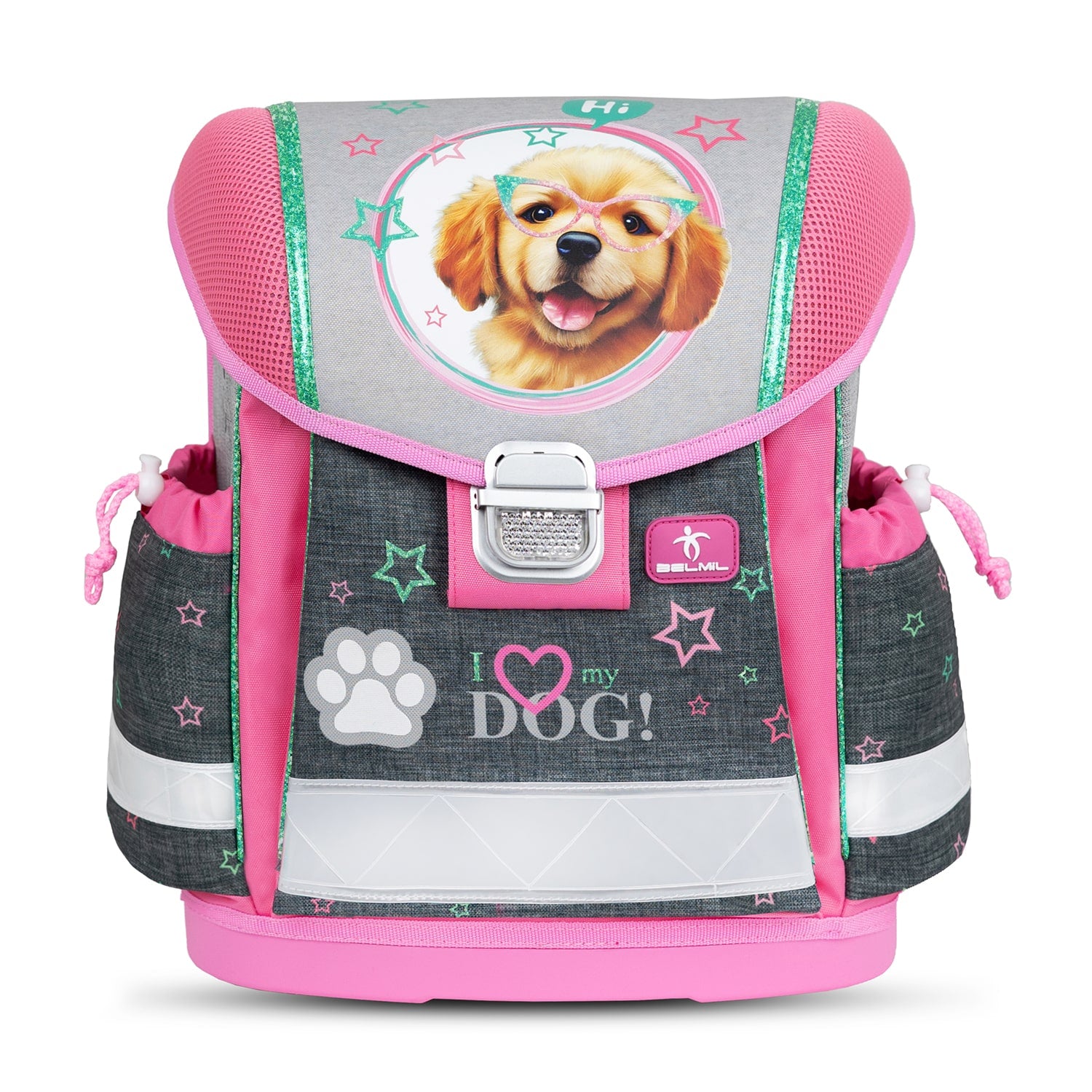 Classy I love my Dog schoolbag