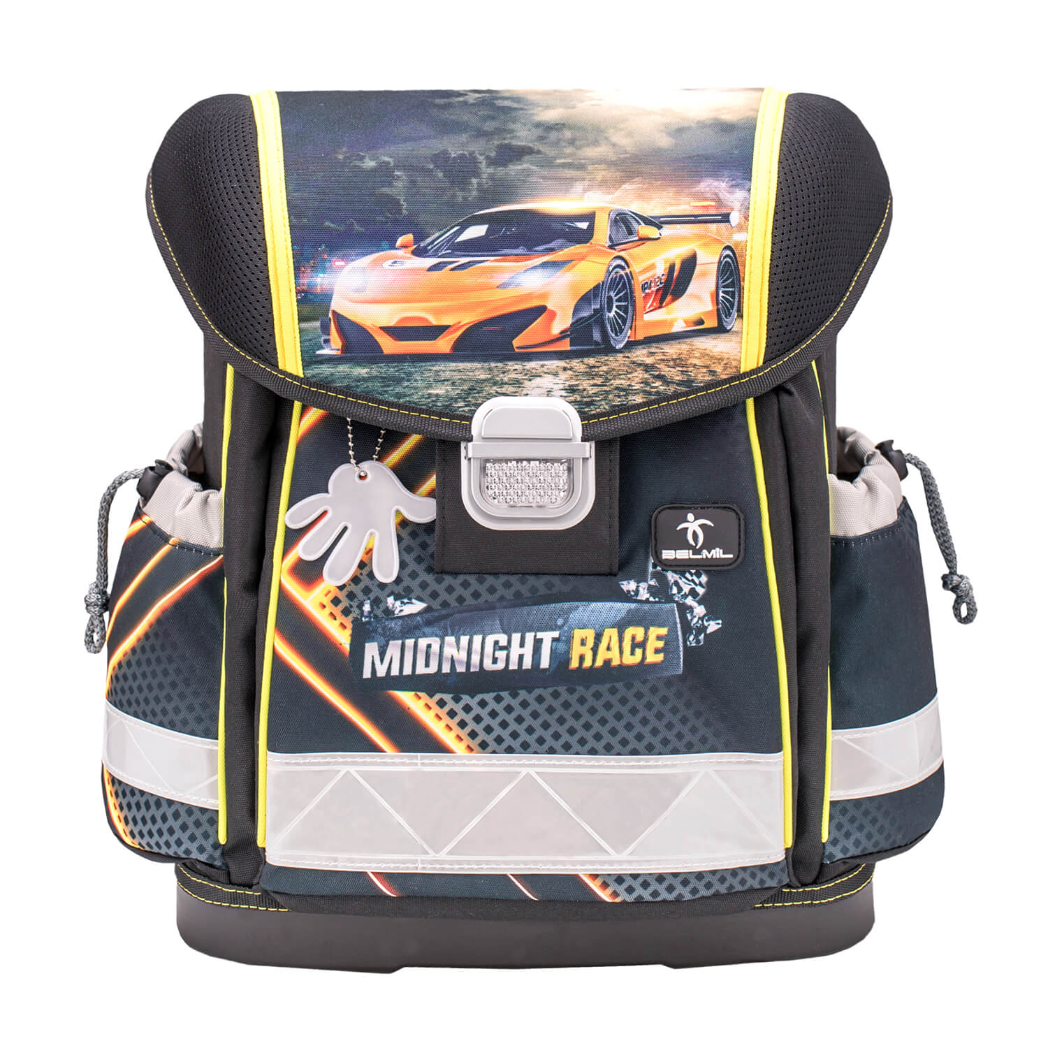 Classy Midnight Race schoolbag set 4 pcs