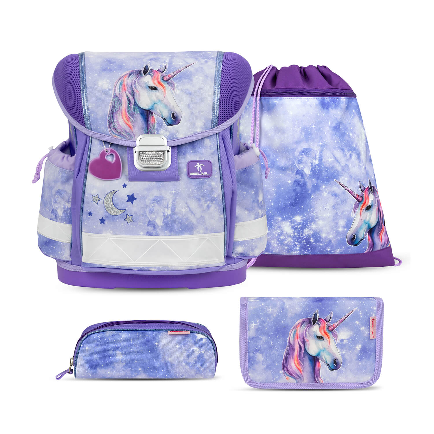 Classy Mistyc Luna schoolbag set 4 pcs