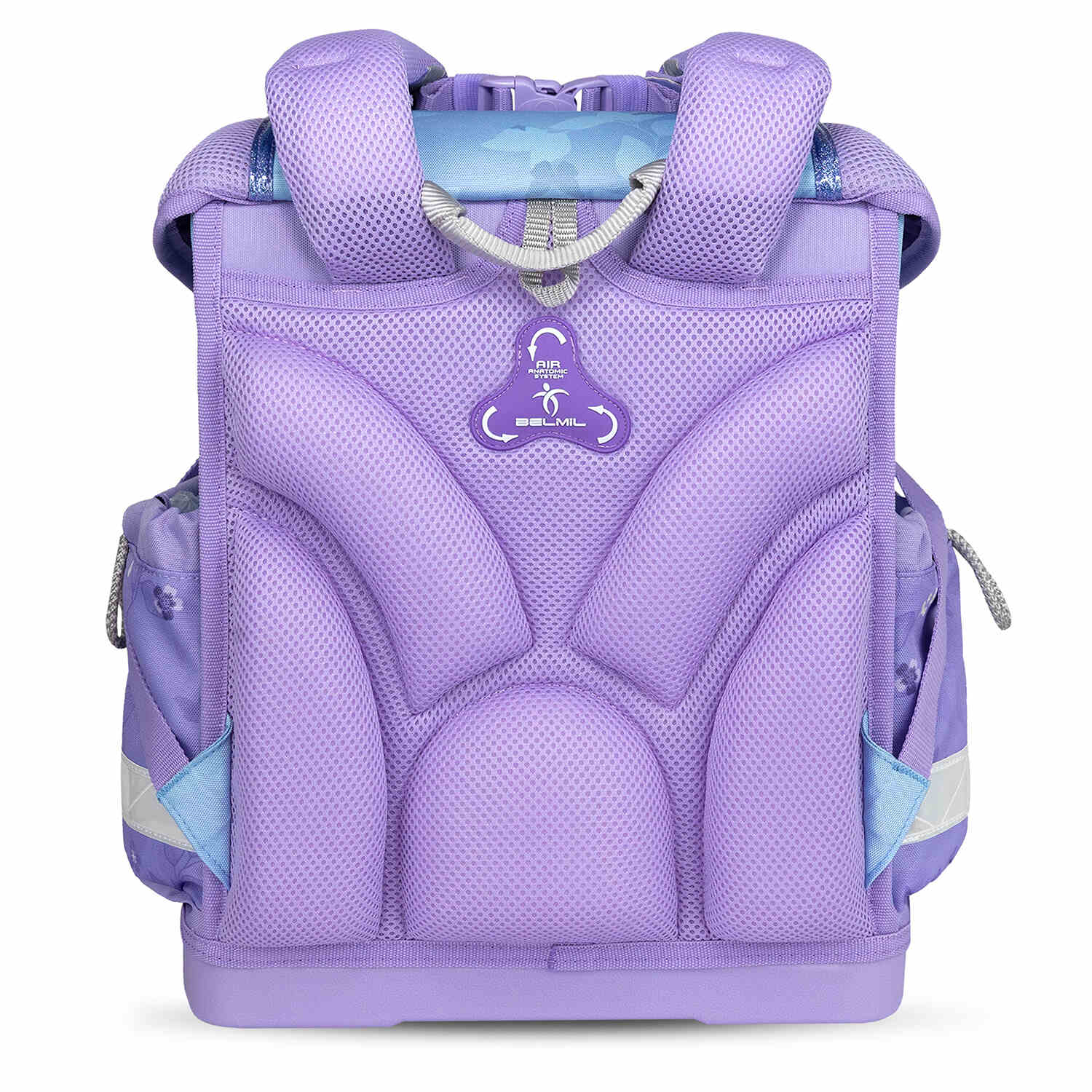 Classy Purple Blue Butterfly Schulranzen Set 4 tlg.