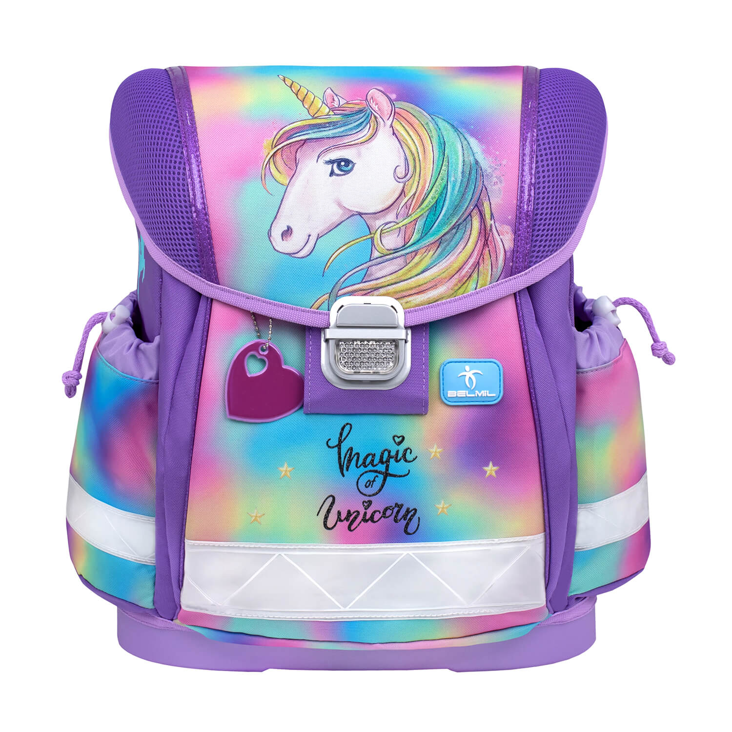Classy Rainbow Color Schulranzen Set 4 tlg.