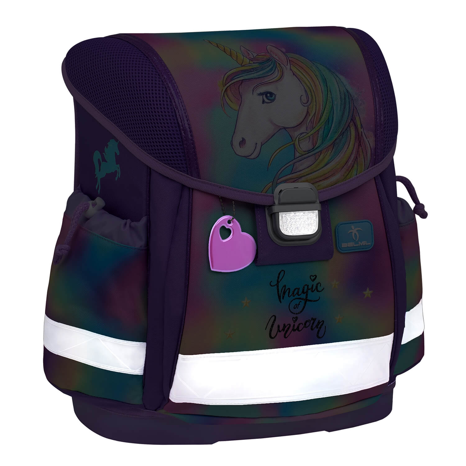 Classy Rainbow Color Schulranzen Set 4 tlg.