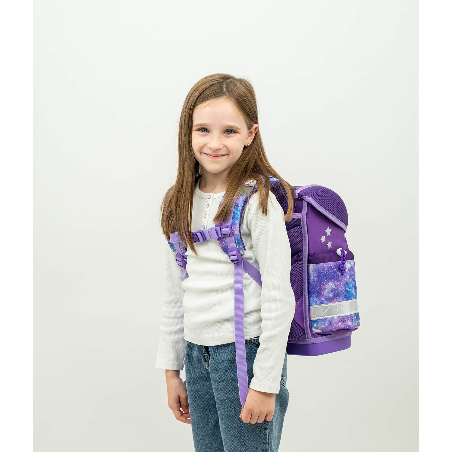 Classy Violet Universe schoolbag set 5 pcs