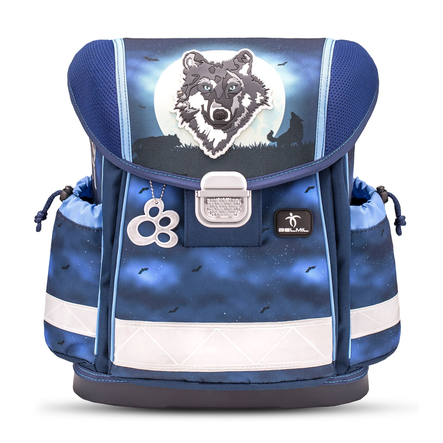 Classy Wolf Moon schoolbag