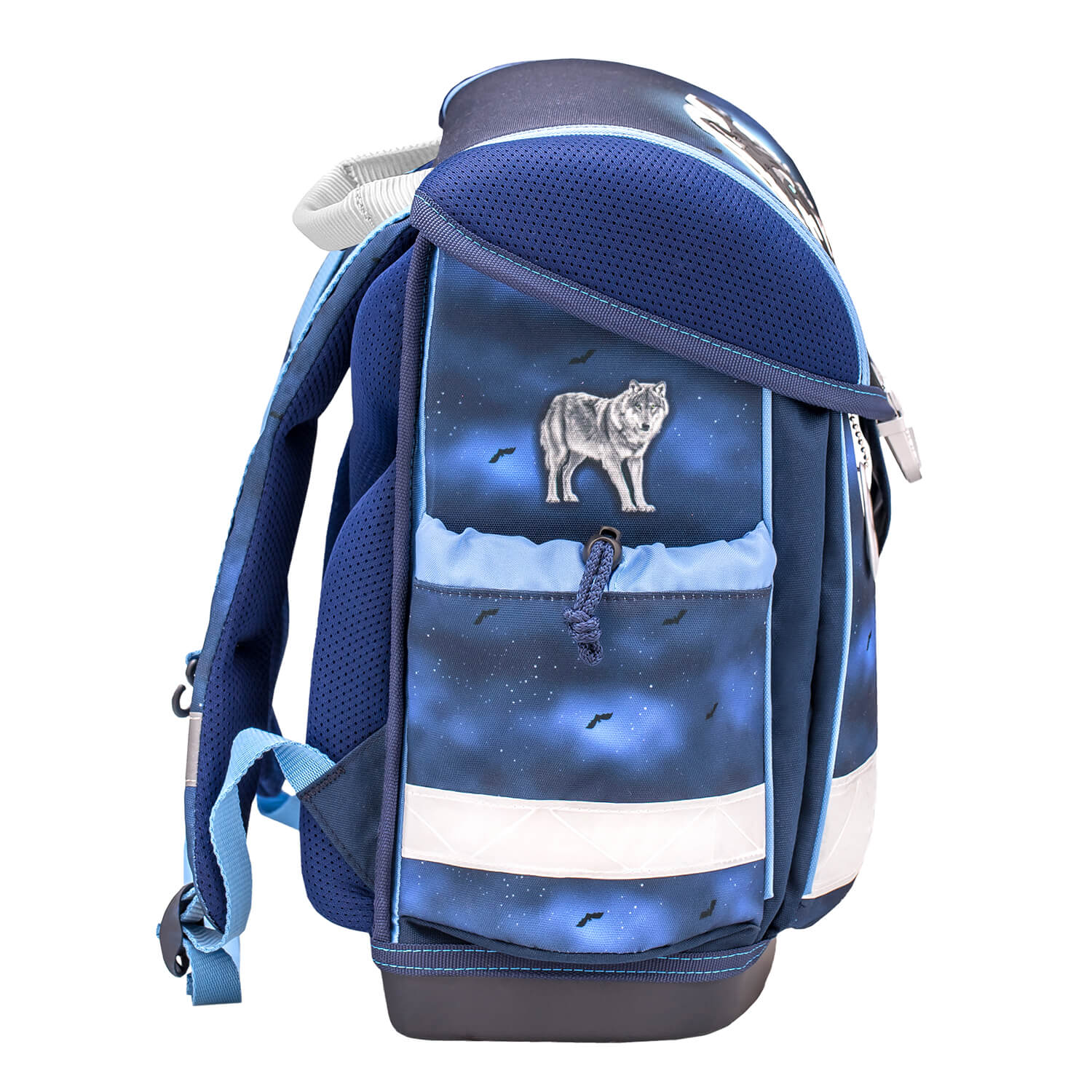 Classy Wolf Moon schoolbag