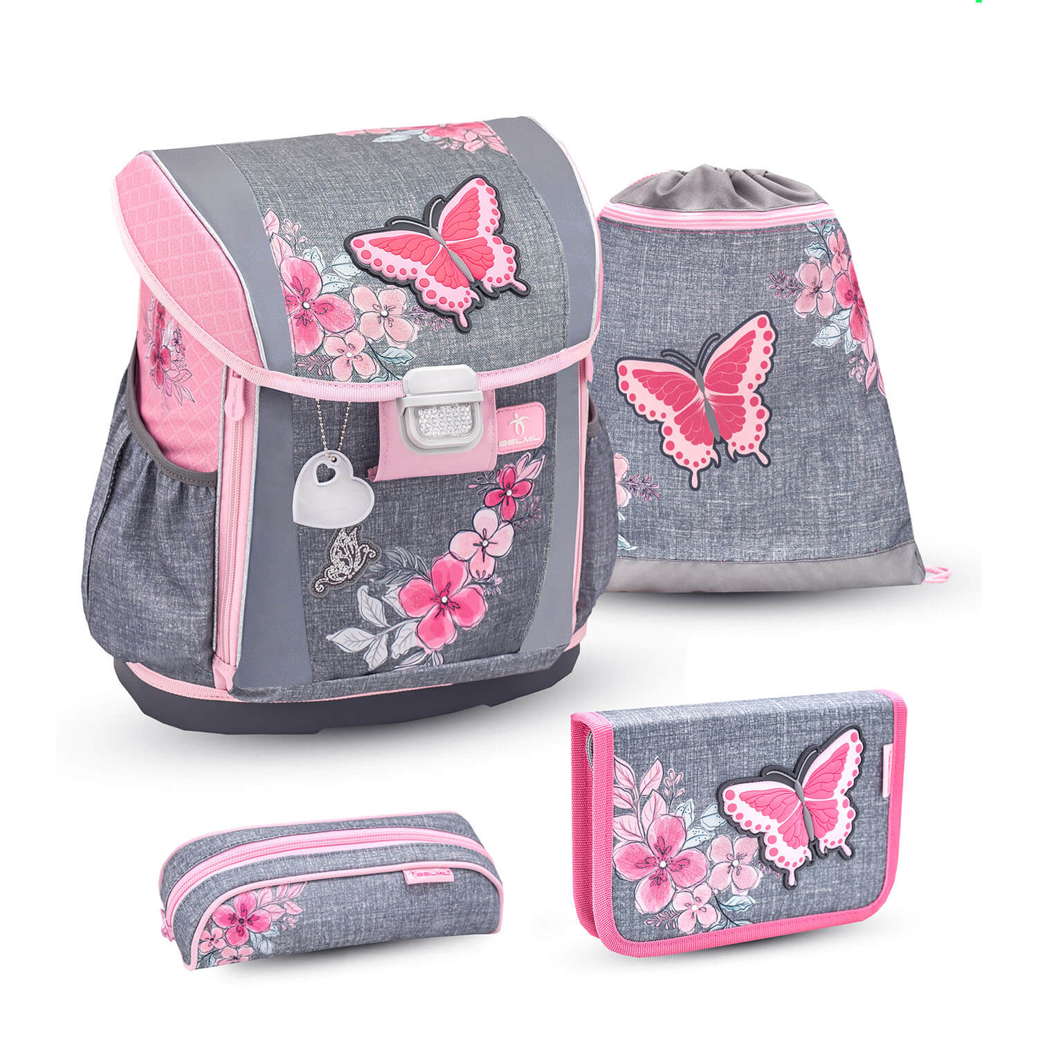 Customize Me Elegant schoolbag set 4 pcs