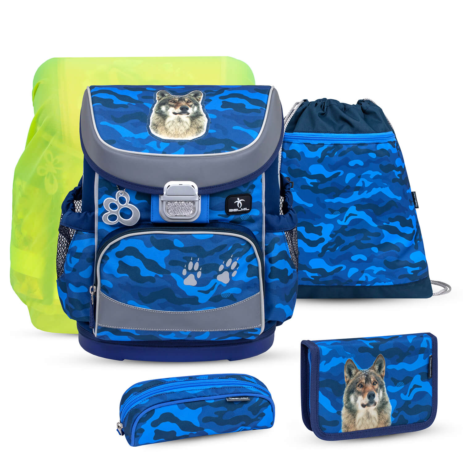 Mini-Fit Alpha Wolf schoolbag set 5 pcs